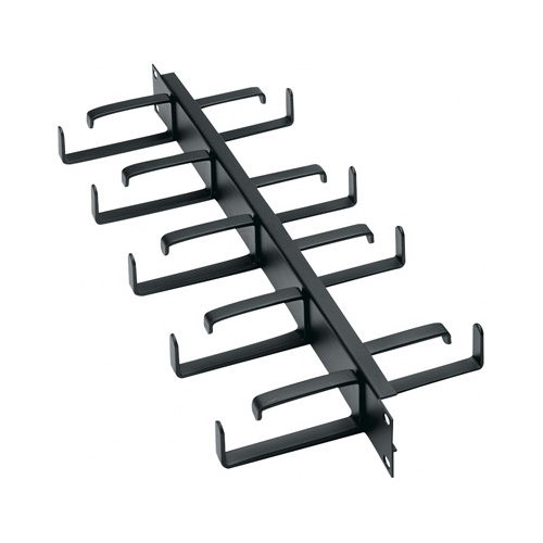 1RU Front/Rear D-Ring Horizontal Cable Manager