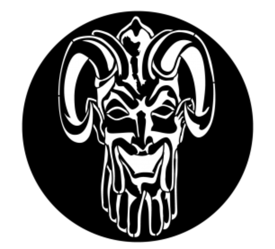 Gargoyle Laughing Steel Gobo