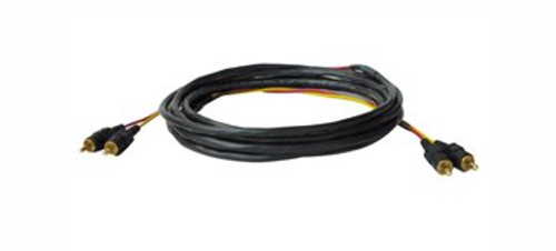 25 ft Dual RCA Stereo Audio Cable, Plenum Rated