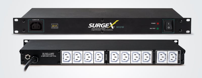 1RU Rack Mount Surge Eliminator, 10A/230V