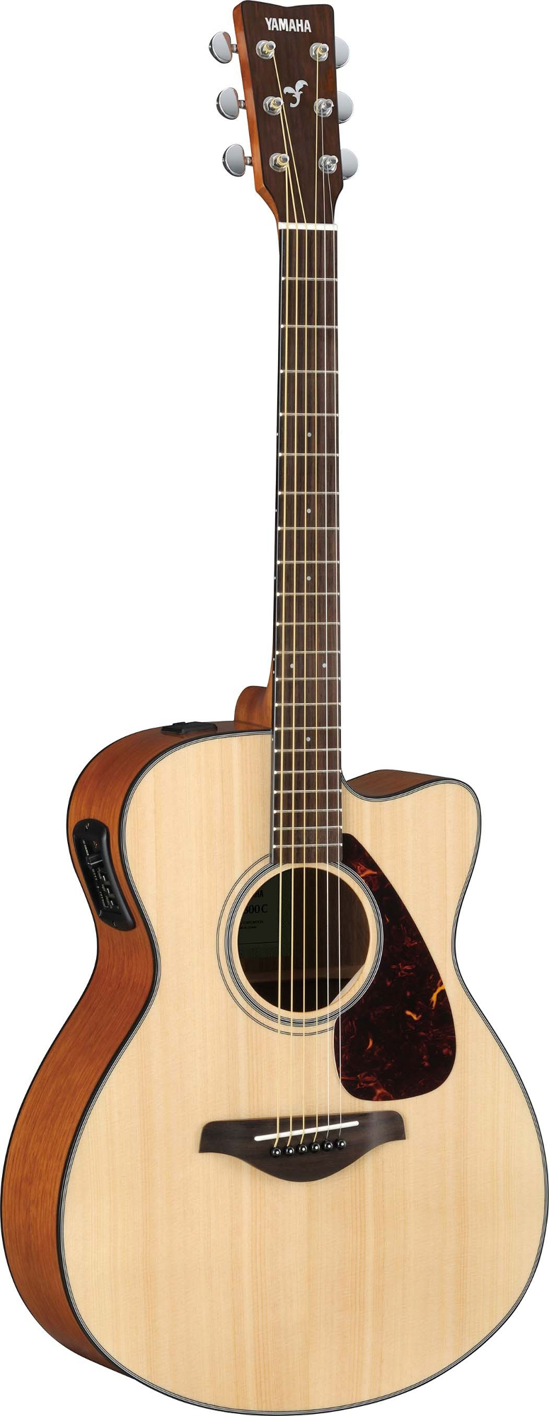 Acoustic-Electric Cutaway Guitar, Natural Finish