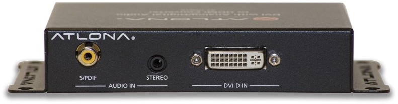 DVI with Analog/Digital Audio to HDMI Converter and Embedder
