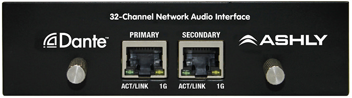 Dante interface card for DIGIMIX-24