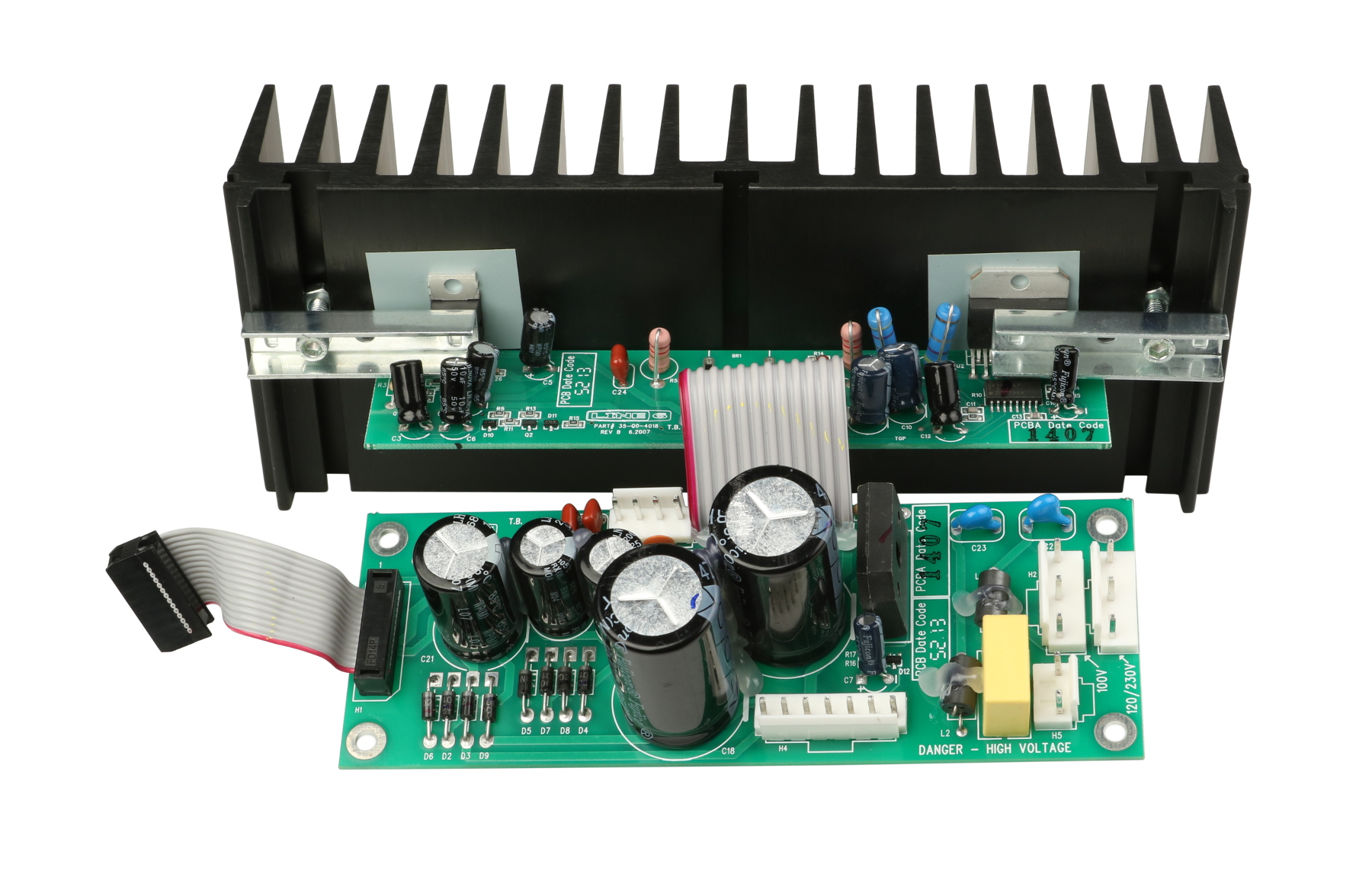 Power Amp with Heatsink PCB Assembly for Spider Jam