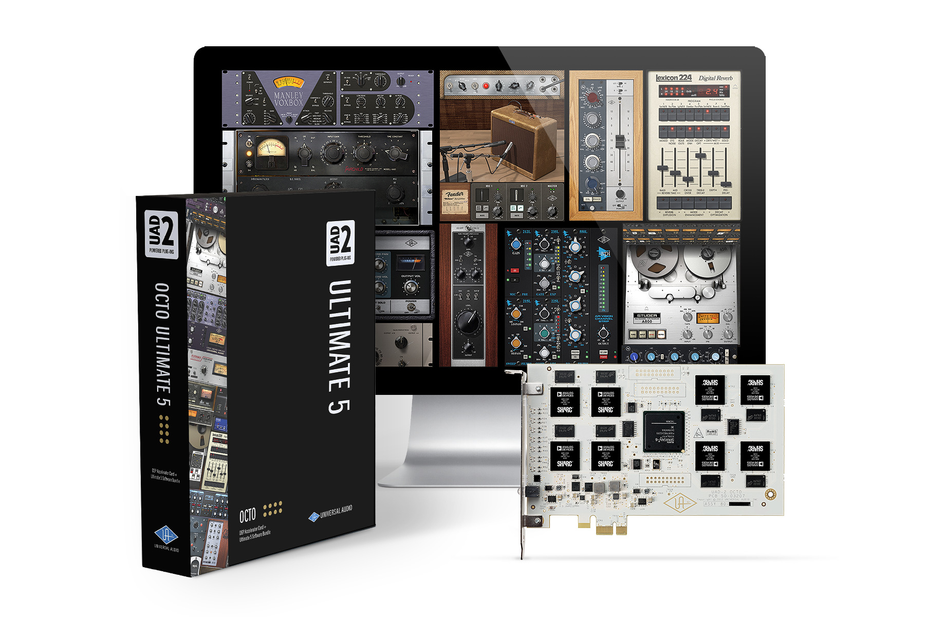 Ultimate 5 DSP Accelerator Card, with 89 Plugins