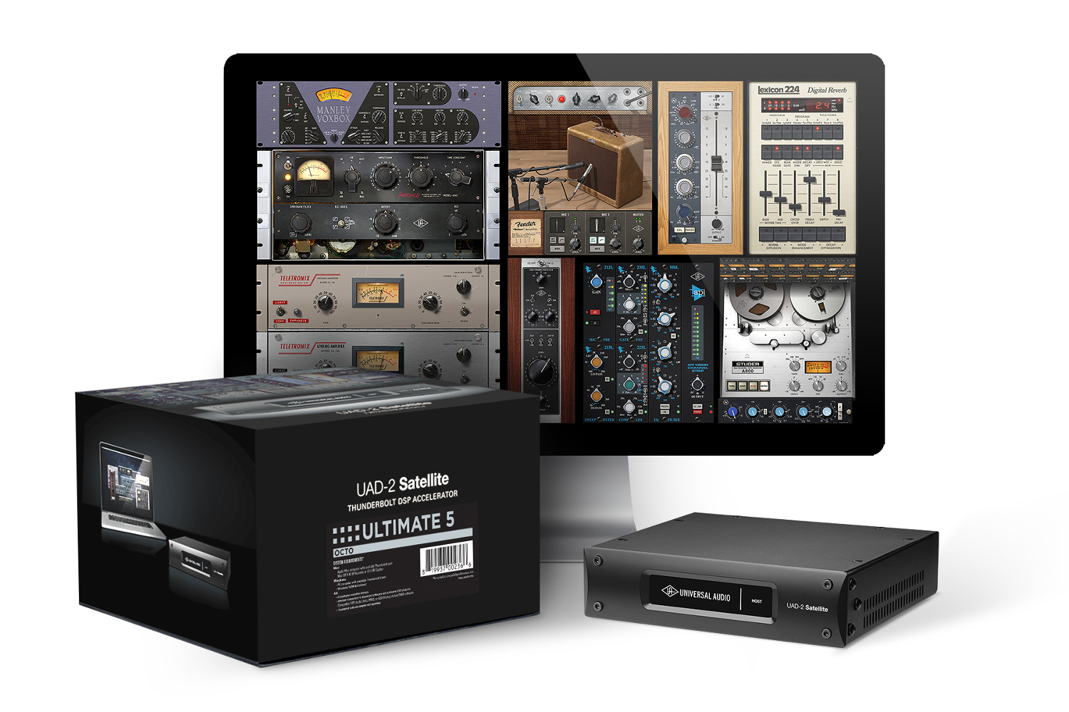 UAD-2 Satellite Thunderbolt - OCTO Ultimate 5, with 89 Plugins
