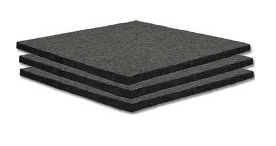 Charcoal Gray Acoustic Panels 2`x2`x1"