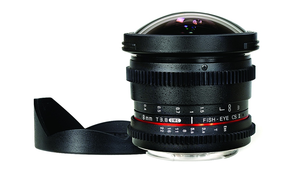 Cine HD Fisheye Lens with Removable Hood