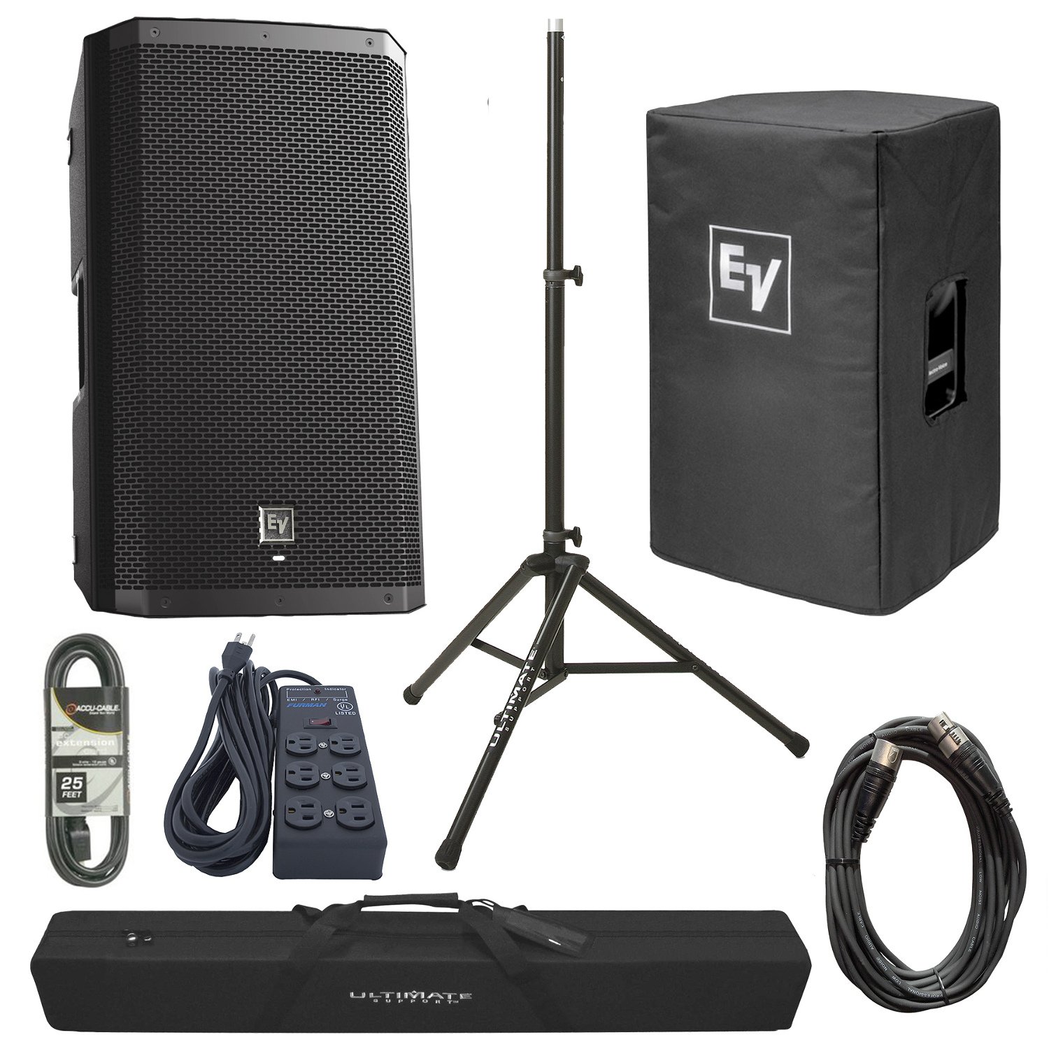2-Way Powered Loudspeaker with Accessories