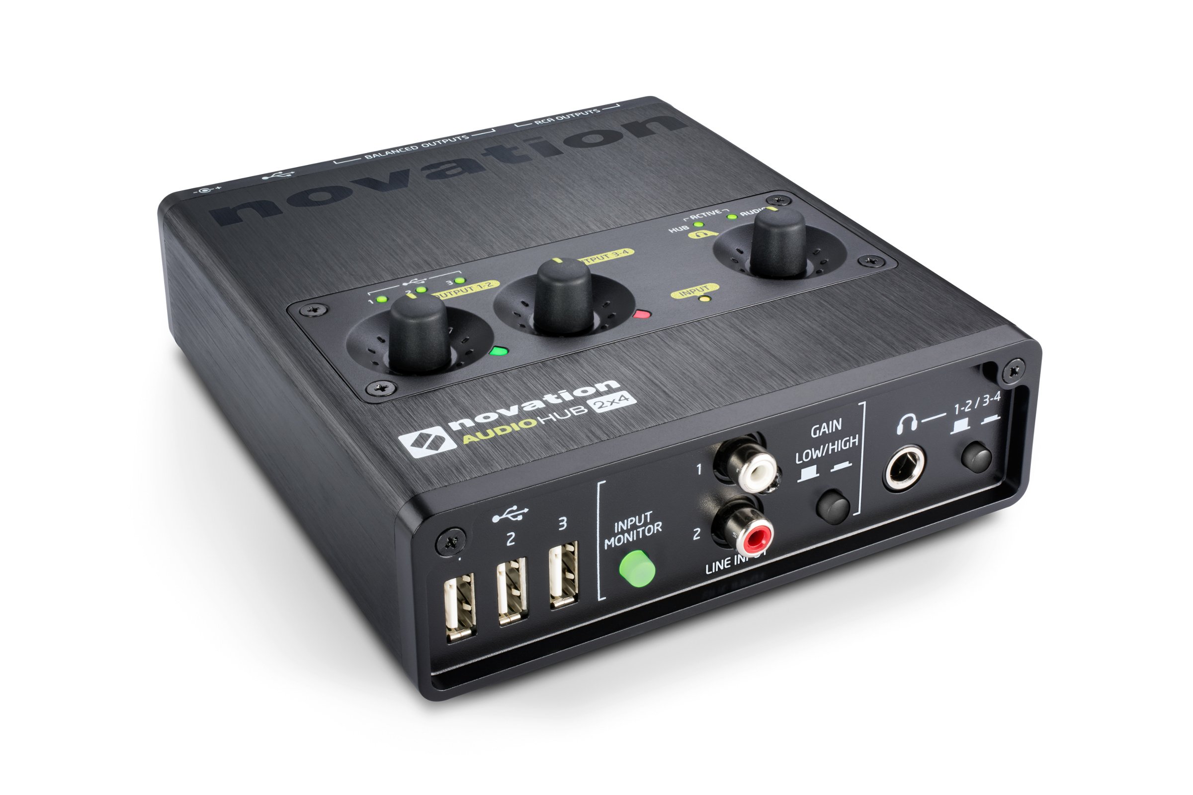 Compact Audio Interface & USB Hub