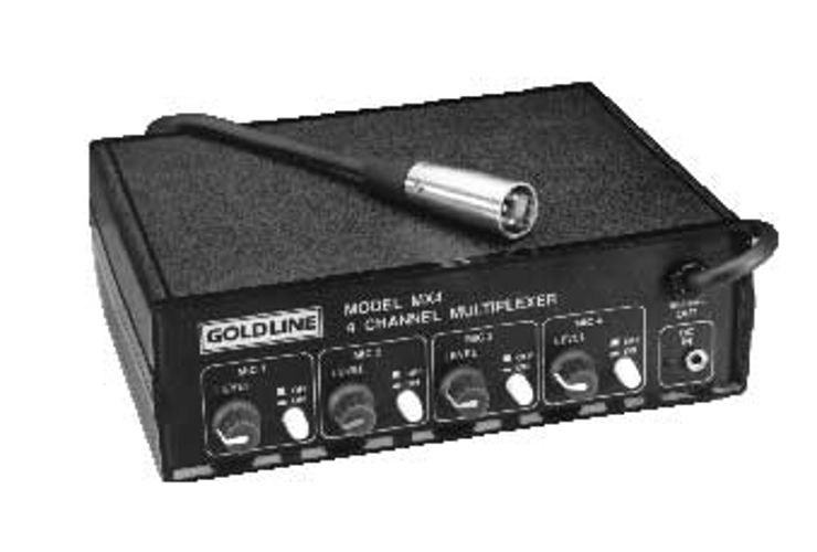 4-Channel Microphone Multiplexer (with 3 Mics)