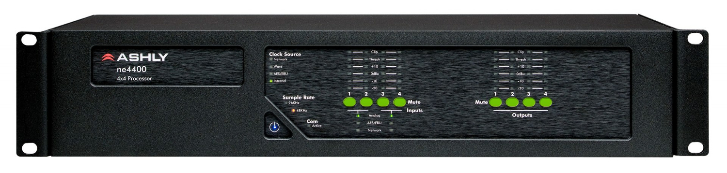 Networkable Protea DSP Processor, 4 x 4, with AES3 Inputs