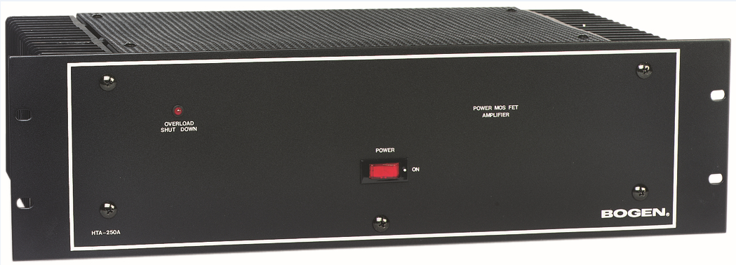 Power Amplifier, 250 Watt, 4-ohm/8-ohm/70V