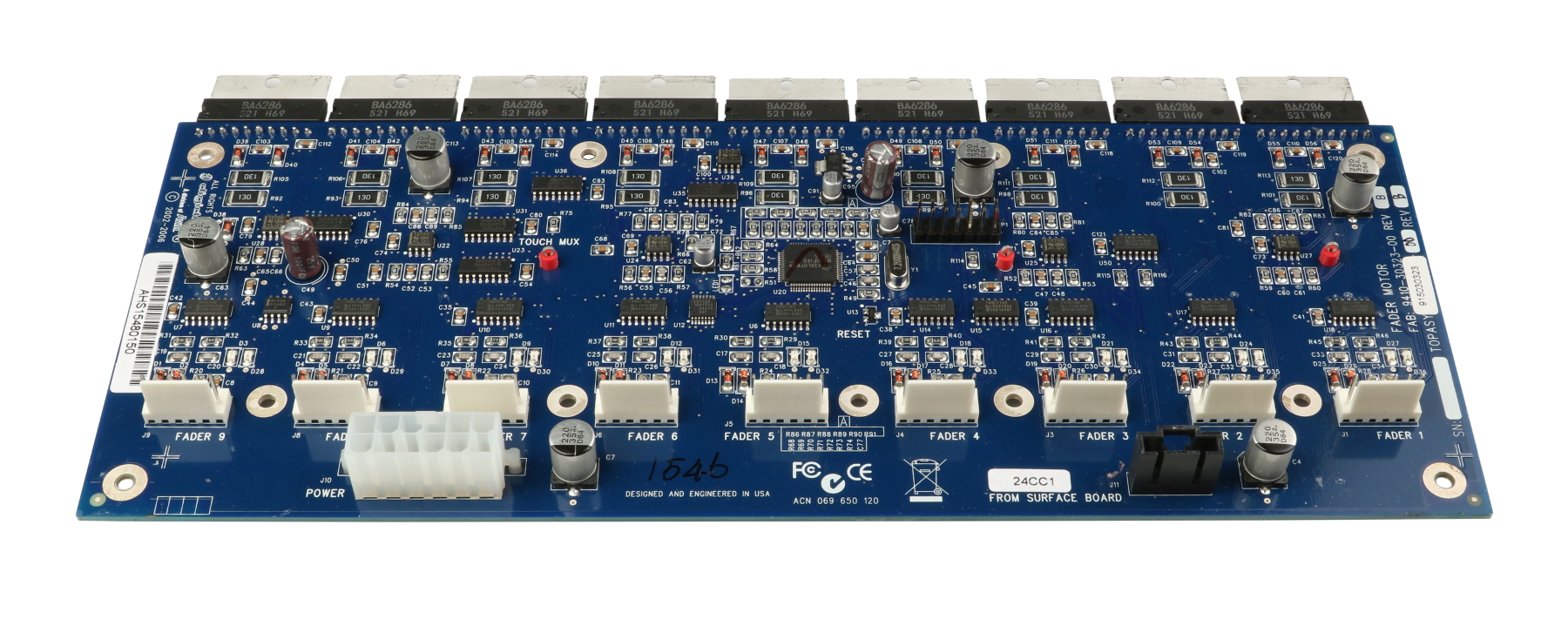Fader Motor PCB Assembly for D-Show