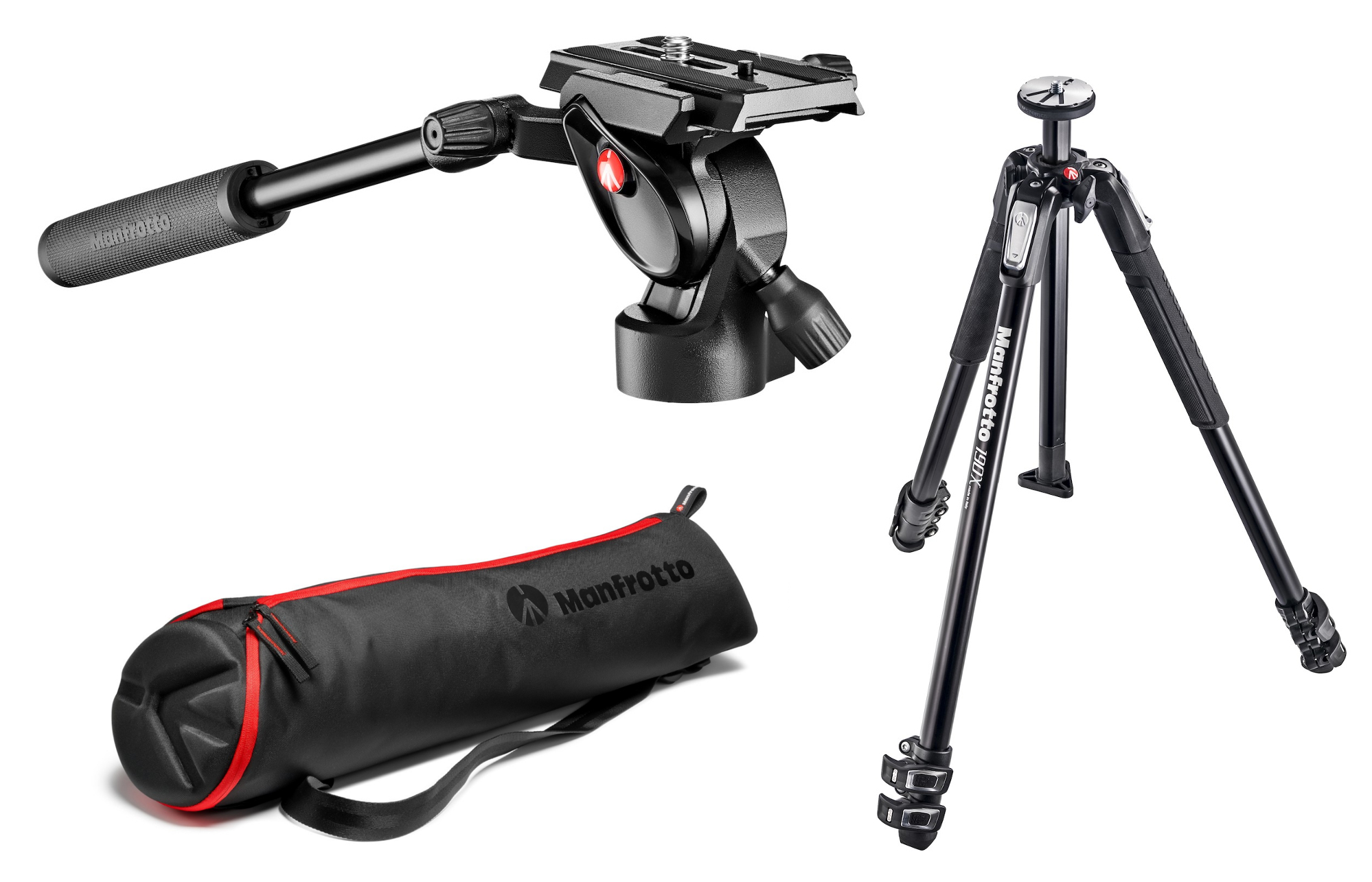BeFree Fluid Head with 190 XTRA Carbon Composite Tripod and Carry Bag