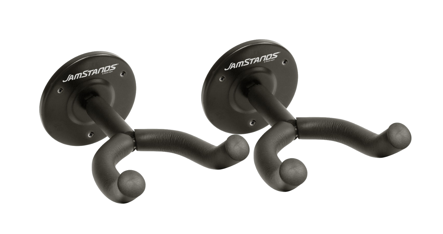 Electric, Acoustic, and Bass Guitar Hanger with Adjustable Yoke
