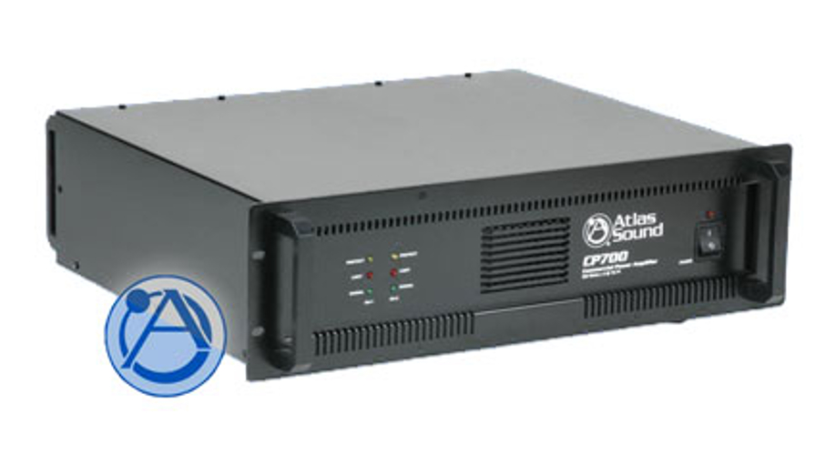 Power Amp, Dual Channel, 350W per Channel @ 70.7V; 400W per Channel @ 4 Ohms