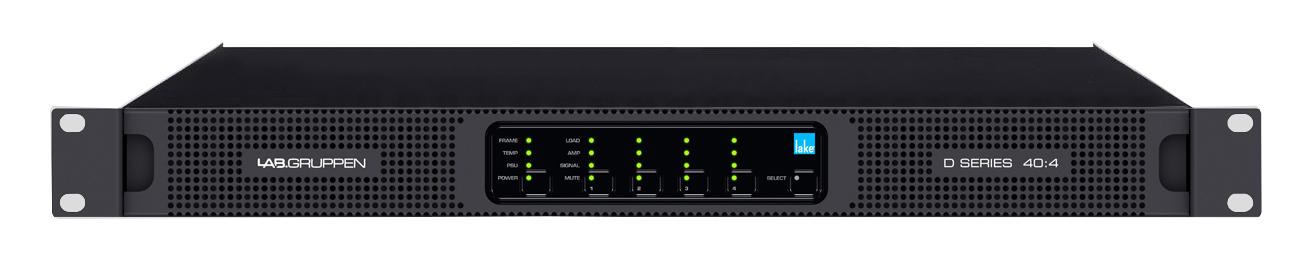 Lake Amplifier, 4000 W of Flexible Power and Dante Digital Audio Networking