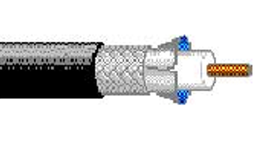 23 AWG Coaxial Sub-Miniature RG-59/U Cable with PVC Jacket, Priced by the Foot