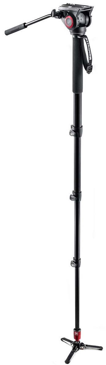 Video Fluid Aluminum Monopod with Video Head