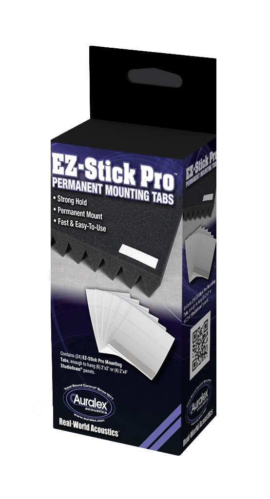 24-Pack of Mounting Tabs for Acoustic Panels