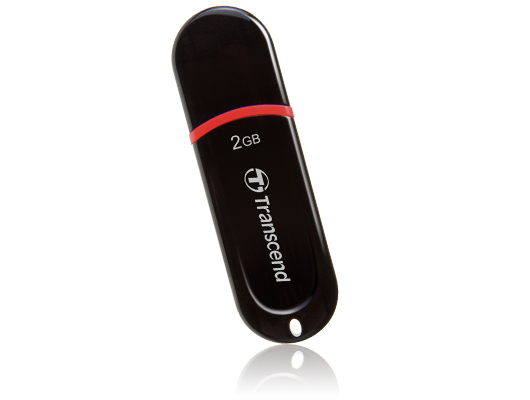 2GB USB 2.0 Flash Drive, Black