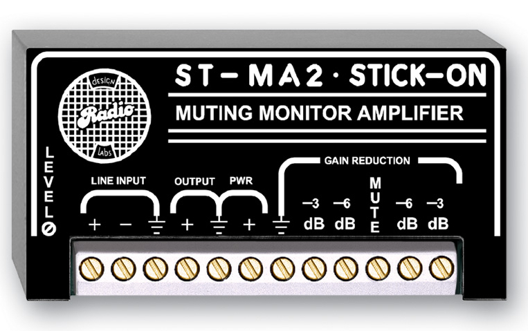 Muting Monitor Amplifier