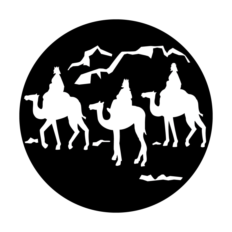 Three Kings Steel Gobo