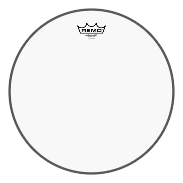 14" Ambassador Clear Snare Side No Collar Drumhead