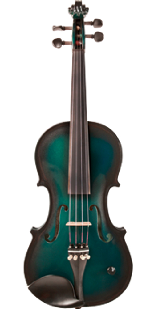 Green Acoustic/Electric Violin