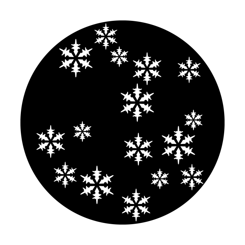 Snowflake Fall Steel Gobo