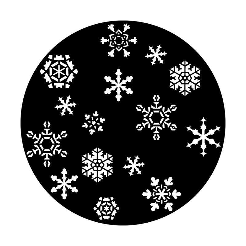 Snowfall 2 Steel Gobo