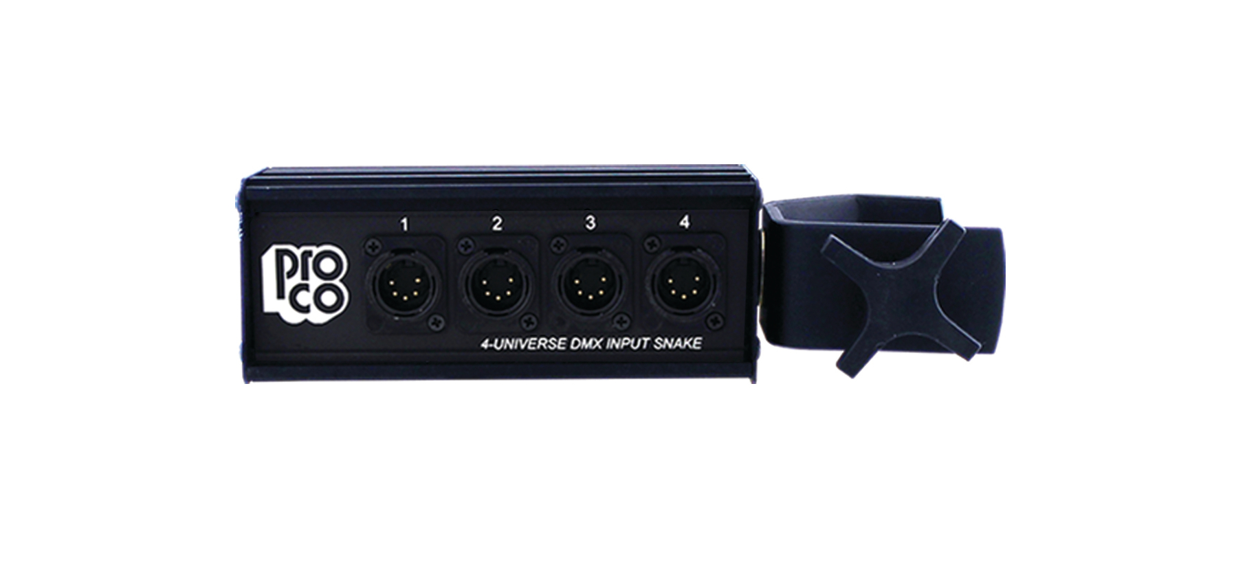 DMX Over CAT5 XLRM Input Box with CLAMP