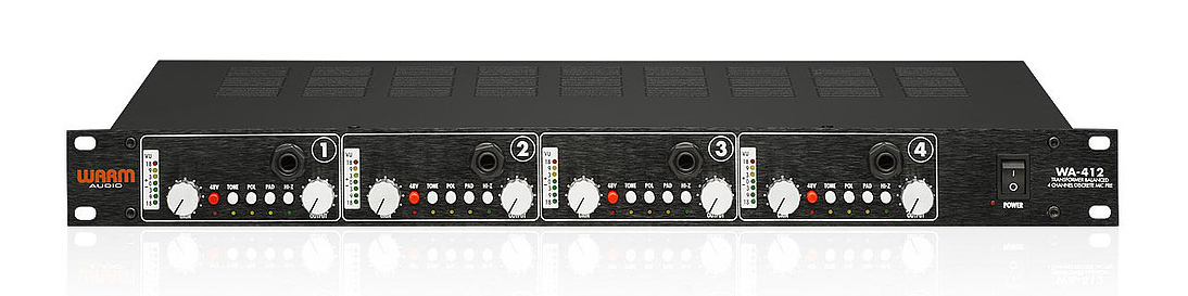 4 Channel Discrete Microphone Preamp