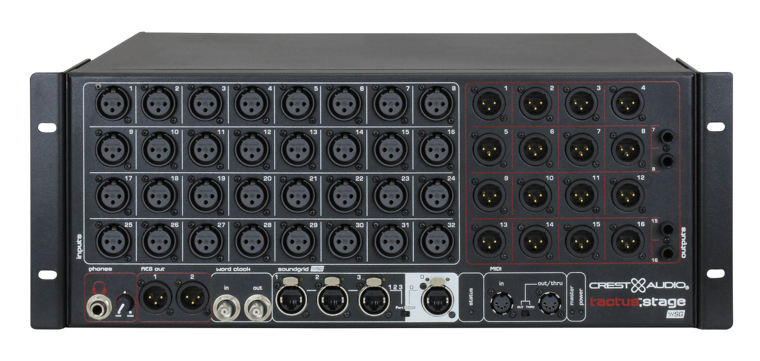 Stagebox, For Use With Waves SoundGrid