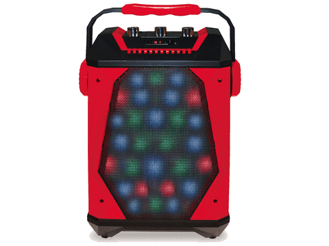 Rechargeable Portal Bluetooth LED Speaker with wired mic