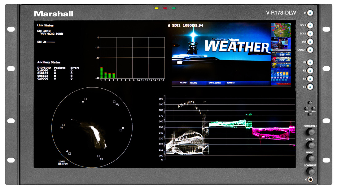 17" Native HD Resolution IMD LCD Rack Mount Monitor