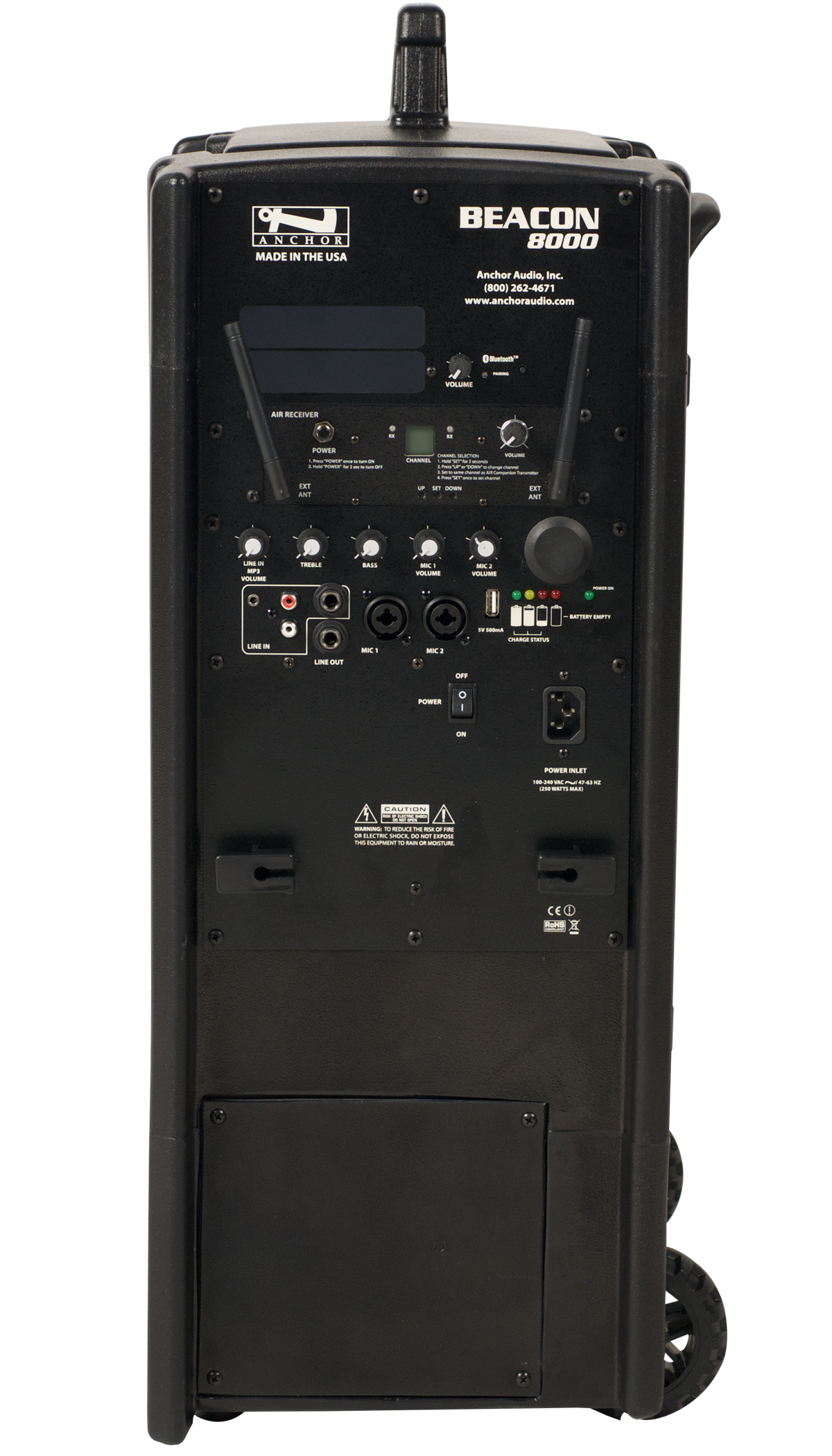 Beacon Line Array with built-in Bluetooth and AIR Wireless Receiver