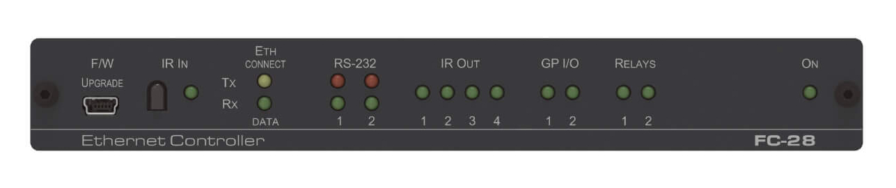 10–port Serial, IR, GPI/O and Relay, PoE Control Gateway