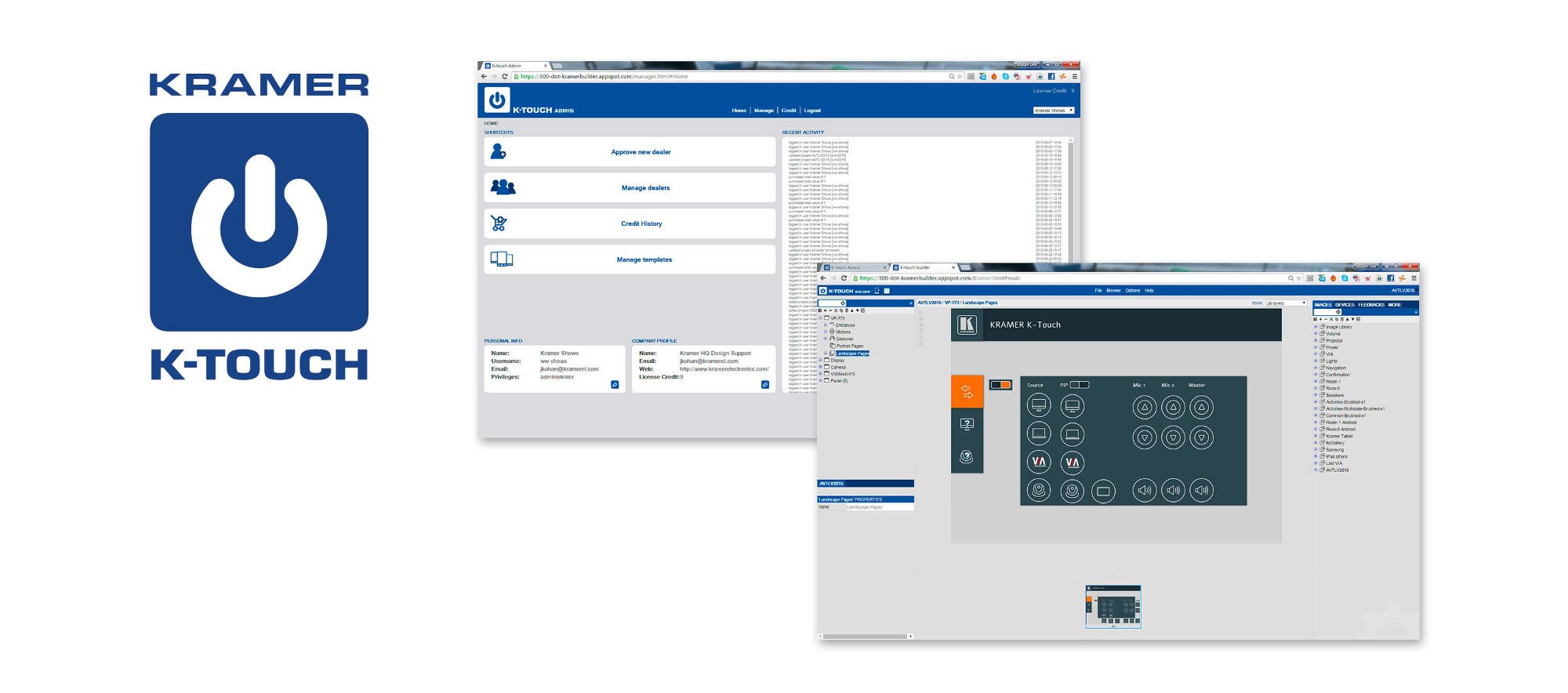 Cloud–Based Platform for Creating iOS and Android Room Control Applications