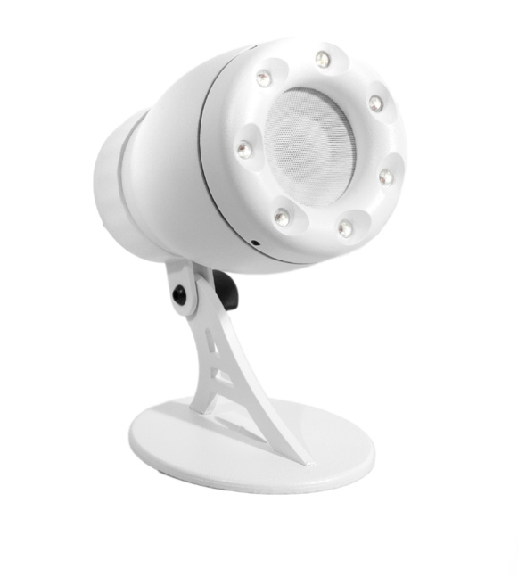 2" PointSource Speaker with Integrated RGB LEDs, White