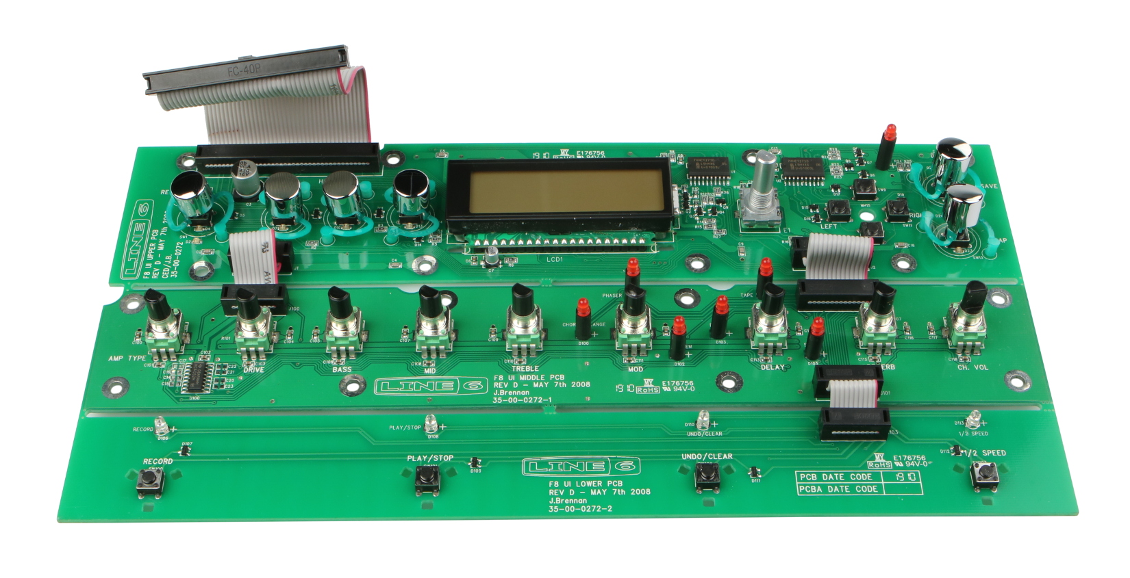 Upper UI PCB Assembly for JM4