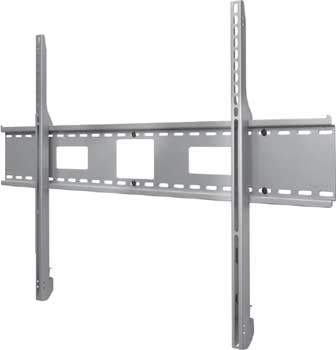 Flat Wall Mount for X-Large 61" - 102" LCD and Plasma Screens, Universal, Black (Silver shown)