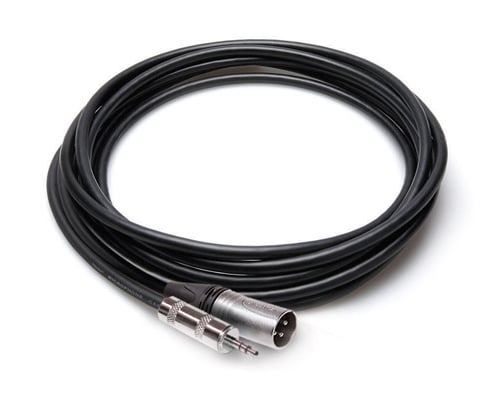 1.5 ft, 3.5 mm TRS to Neutrik XLR3M Microphone Cable