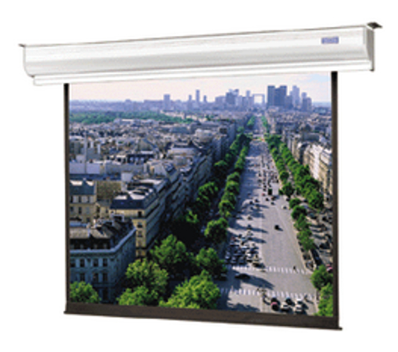 50" x 67" Contour® Electrol® Electric Projection Screen, with Integrated Low Voltage Control and Silent Motor, Matte White