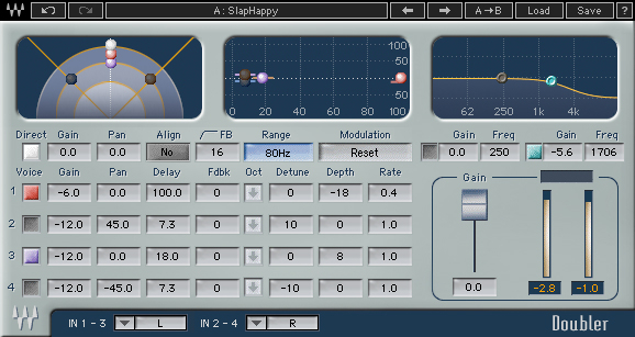 Double-Tracking and Chorus Plugin