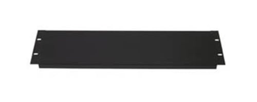 12-Pack of 1RU Blank Steel Rack Panels with 0.625" Flange