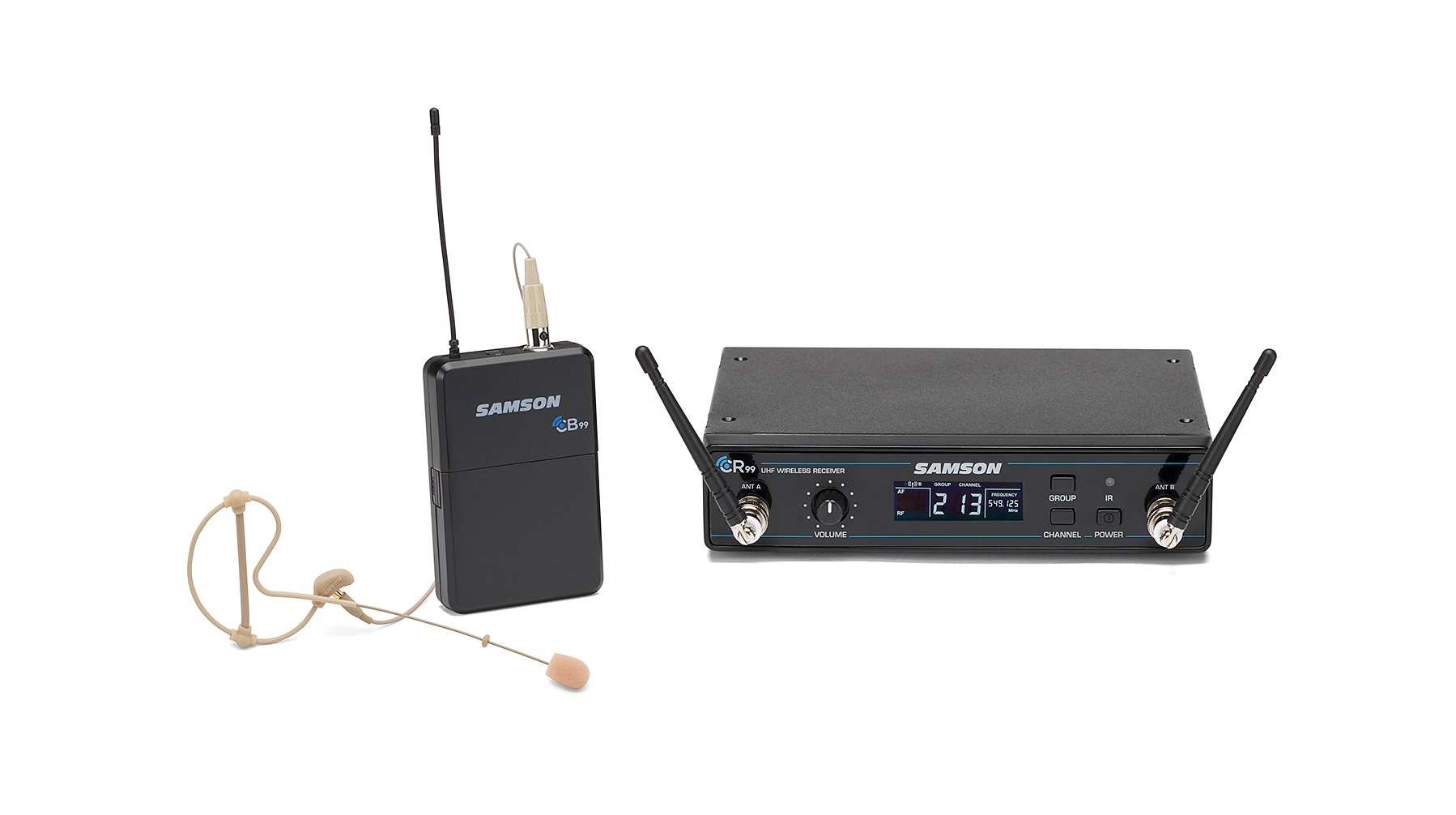 Concert 99 Wireless Headworn System, D Band Model 542 - 566 MHz