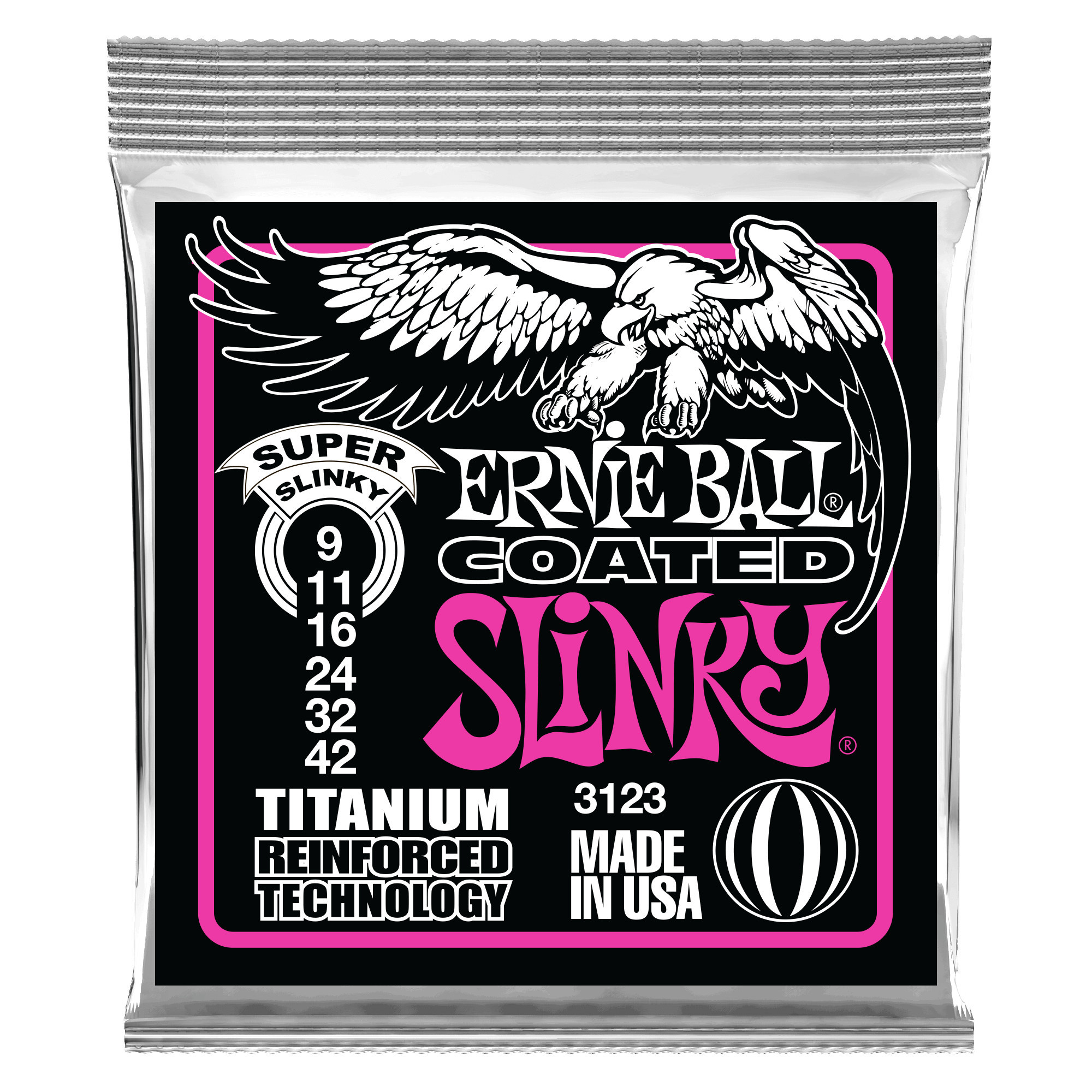 Super Slinky RPS Titanium Coated Electric Guitar Strings