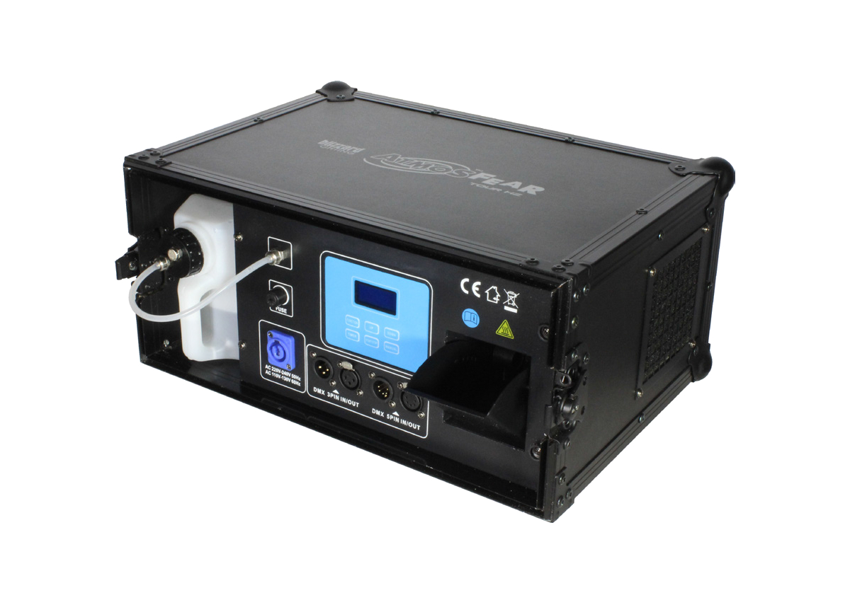DMX-Controllable Hazer with Built-In Flight Case